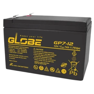 GLOBE GP7-12 sealed lead acid battery